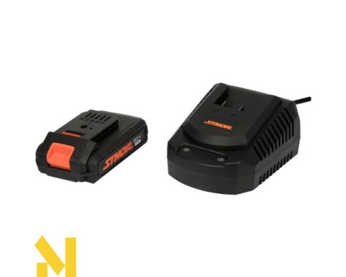 Набір інструментів акумуляторних STHOR 78097  Болгарка (кутова шліфмашина) + шуруповерт акумуляторні