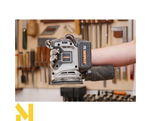 Шліфмашина ексцентрикова акумуляторна STHOR 78143 (без АКБ та ЗП)