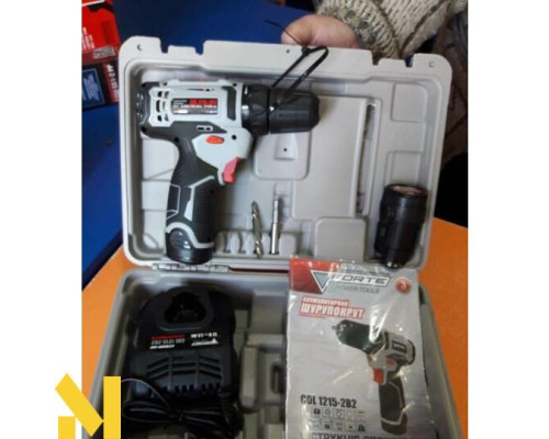 Дриль-шуруповерт акумуляторний FORTE CDL 1215-2 B2