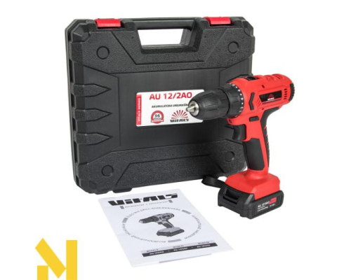 Дриль-шуруповерт акумуляторна Vitals AU 12/2AO
