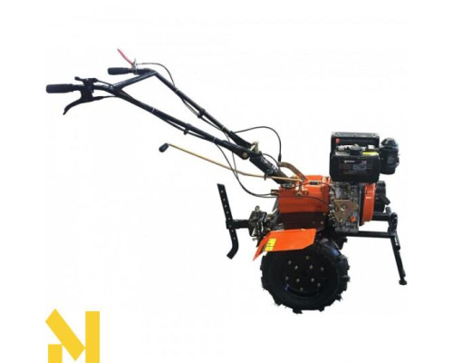 Культиватор дизельний Forte 1050 оранжевий колеса 10"