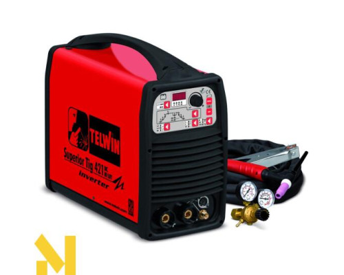 Зварювальний інвертор Telwin Superior Tig 421 з аксесуарами (816103)