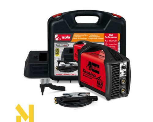 Зварювальний інвертор Telwin Tecnica 188 Mpge c аксесуарами (816212)