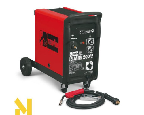 Зварювальний напівавтомат Telwin Telmig 200/2 Turbo (821056)