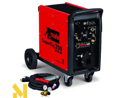 Зварювальний інвертор Telwin Supertig 200 230V Tig з аксесуарами (832159)