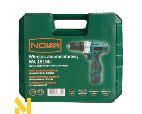 Шурупокрут акумуляторний NOWA WA1815bl