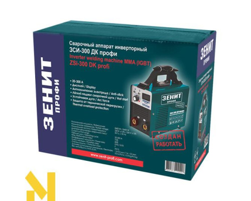 Зварювальний інвертор Зеніт ЗСИ-300 ДК Профі