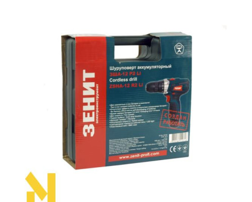 Акумуляторний шуруповерт ЗЕНІТ ЗША-12 Р2 LI
