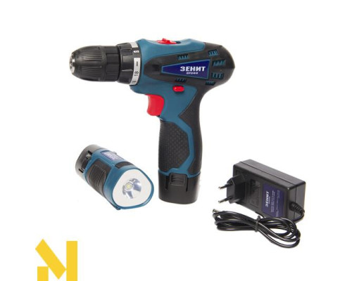 Шуруповерт акумуляторний ЗЕНІТ ЗША-1213 Ф профі