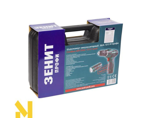 Шуруповерт акумуляторний ЗЕНІТ ЗША-1213 Ф профі