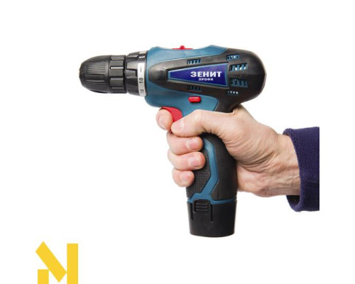 Шуруповерт акумуляторний ЗЕНІТ ЗША-1213 Ф профі