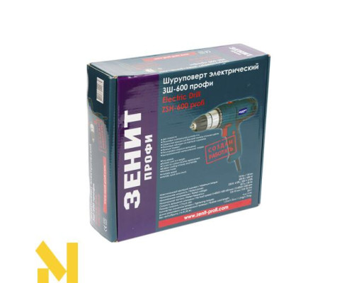 Шуруповерт мережевий ЗЕНІТ ЗШ-600 профі