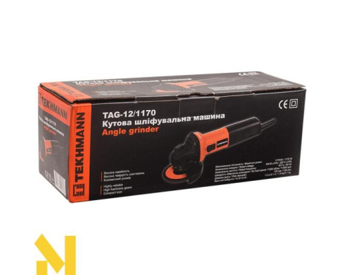 Болгарка (кутова шліфмашина) Tekhmann TAG-12/1 170