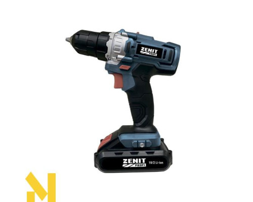 Шуруповерт акумуляторний Зенит США-18/2 Li