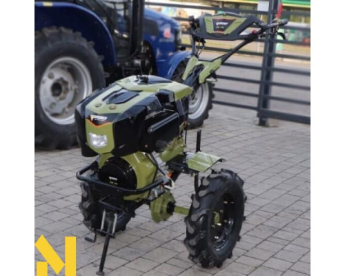 Культиватор дизельний Forte 1350 LUX зелений 12" колеса