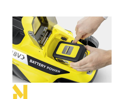 Набір Karcher газонокосарка LMO 18-33 + тример LTR 18-25 + швидкозарядний комплект