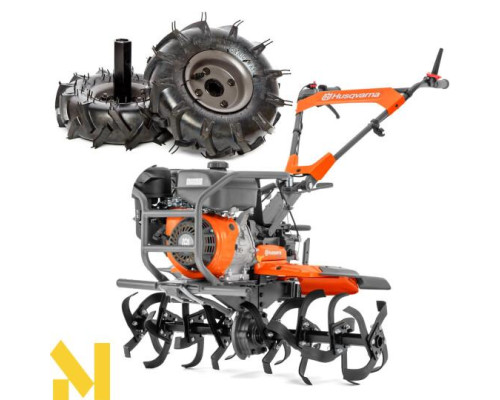 Мотокультиватор Husqvarna TF 545P + ведучі пневмо колеса