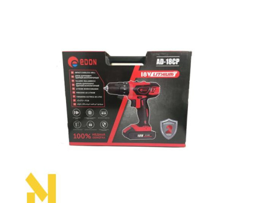 Шуруповерт акумуляторний Edon AD-18CP