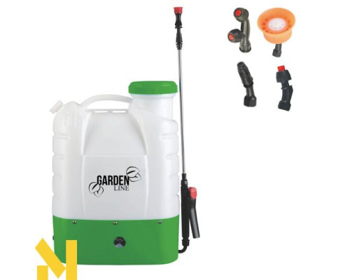 Обприскувач акумуляторний ранцевий GARDEN LINE AOK1633