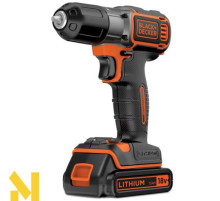 Акумуляторний дриль- шуруповерт Black&Decker ASD18K