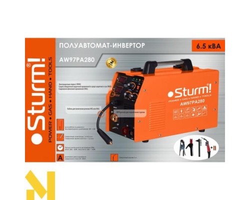 Зварювальний напівавтомат Sturm AW97PA280