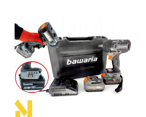 Гайковерт акумуляторний BAWARIA BA-1420 безщітковий