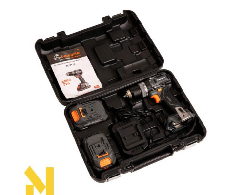 Дриль-шуруповерт акумуляторний BAWARIA BC-3118 безщітковий