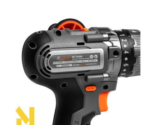 Дриль-шуруповерт акумуляторний BAWARIA BC-3320S безщітковий