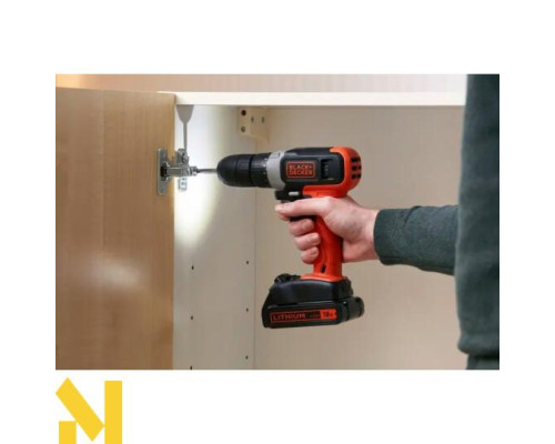 Дриль-шуруповерт акумуляторний Black&Decker BCD001C1