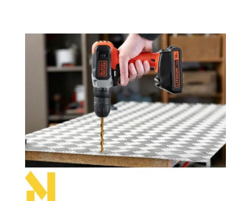 Дриль-шуруповерт акумуляторний Black&Decker BCD001C1