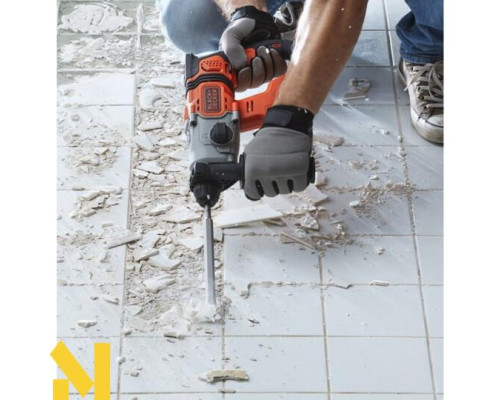 Перфоратор акумуляторний SDS Plus BLACK&DECKER BCD900E2K