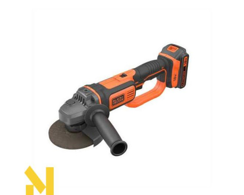 Болгарка (кутова шліфмашина) акумуляторна BLACK&DECKER BCG720M1