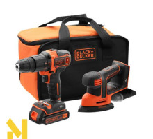 Набір з двох інструментів Black&Decker BCK23S1S