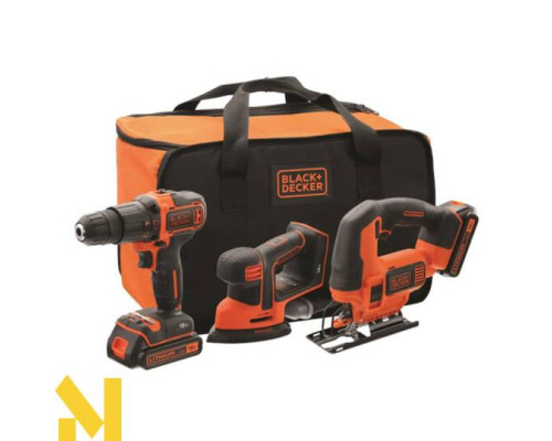 Набір з трьох інструментів Black&Decker BCK31S1S