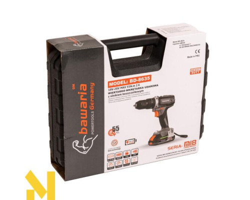 Дриль-шуруповерт акумуляторний BAWARIA BD-8635