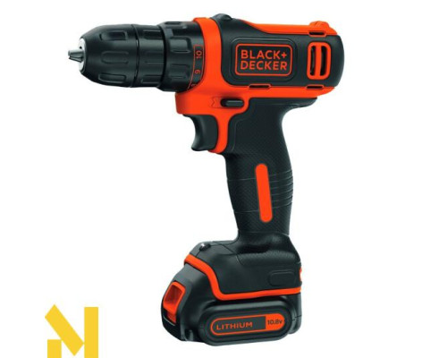 Акумуляторний дриль-шуруповерт Black&Decker BDCDD12B