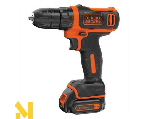 Акумуляторний дриль-шуруповерт Black&Decker BDCDD12K1