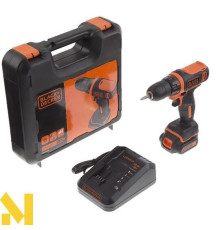 Акумуляторний дриль-шуруповерт Black&Decker BDCDD12K1