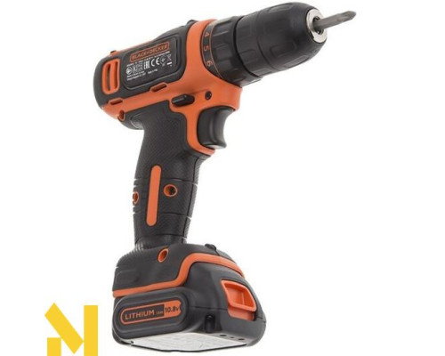 Акумуляторний дриль-шуруповерт Black&Decker BDCDD12K1В