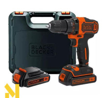 Дриль-шурупокрут акумуляторний BLACK&DECKER BDCDD186KB