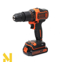 Дриль-шуруповерт акумуляторний ударний Black&Decker BDCHD18KB