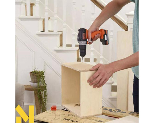 Набір інструментів акумуляторних BLACK&DECKER BDCK123S2S (BDCHD12S1 + BDCDS12N + BDCJS12N + BDCCF12N)