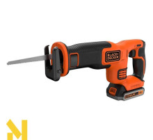 Пила шабельна акумуляторна BLACK+DECKER BDCR18E1