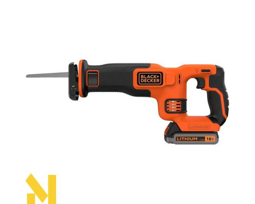 Пила шабельна акумуляторна BLACK+DECKER BDCR18E1