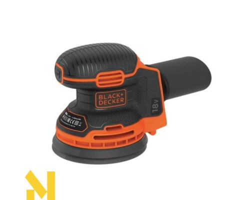 Шліфмашина ексцентрикова Black&DeckerBDCROS18N (без АКБ та ЗП)