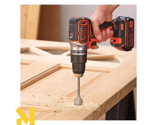 Дриль-шурупокрут акумуляторний ударний BLACK&DECKER BL188KB