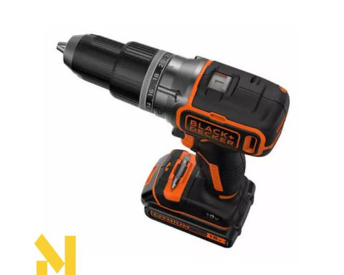 Дриль-шурупокрут акумуляторний ударний BLACK&DECKER BL188KB