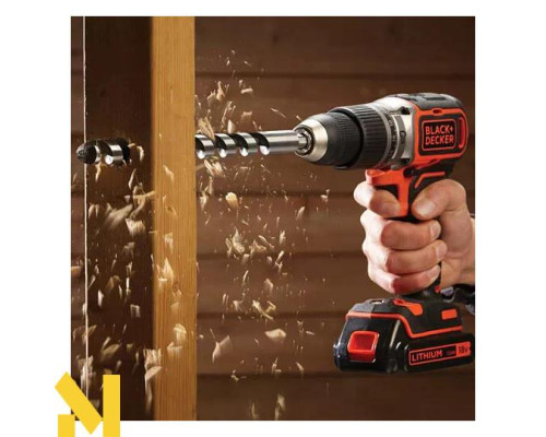 Дриль-шурупокрут акумуляторний ударний BLACK&DECKER BL188KB