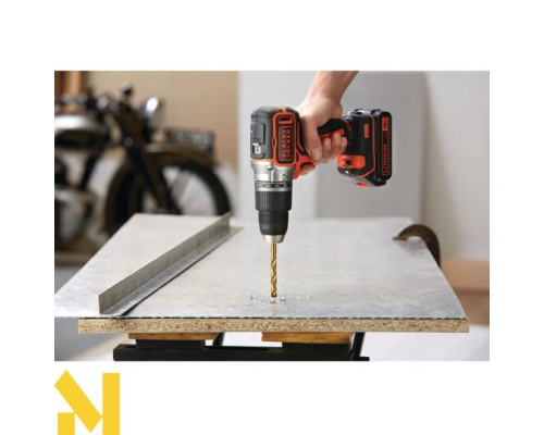 Дриль-шурупокрут ударний акумуляторний Black&Decker BL188N (без АКБ та ЗП)