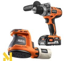 Комбо набір AEG BSB 18CBL + BEX 18-125 Li